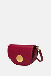 Oryany - Lottie Saddle Crossbody Small Handbags - Red / One Size